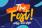 The Fest - Bold Artsy Fonts, a Script Font by RKS-Studio (Thumbnail 1 of 6)