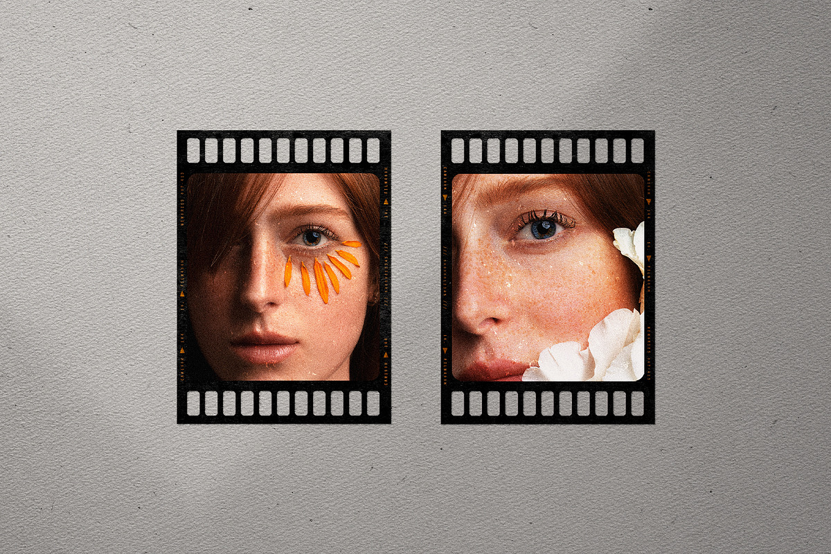 Vintage Film Frames Mockup Bundle, a Product Mockup by DVLOOP MOCKUP (Photo 7 of 11)