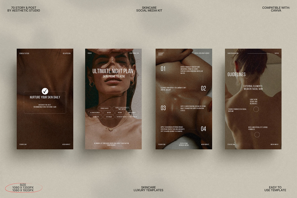Canva Kit for Skincare Brands preview 5