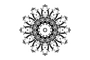 Modern Black and White Mandala Pack, a Decorative Illustration by NJ Himel (Thumbnail 7 of 101)