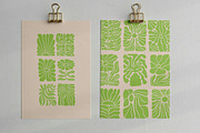 Retro Flowers linocut bundle, an Illustration by ClayStudio (Thumbnail 4 of 8)