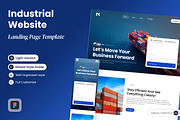 Nexxa - Industrial Website, a Landing Page Template by SLAB! Design (Thumbnail 1 of 4)