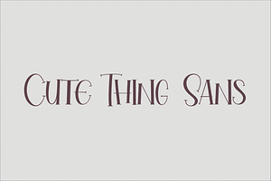 Cute Thing