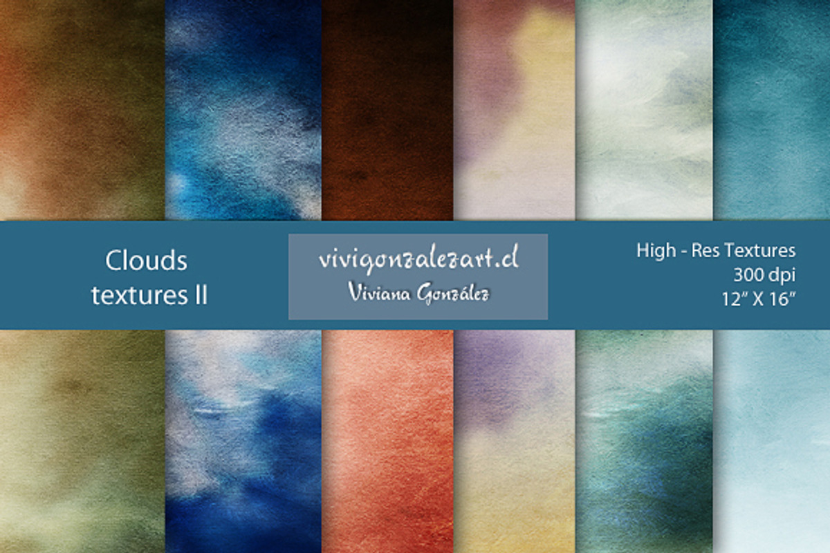 Clouds textures II, a Texture Graphic by ViviGonzalezArt (Photo 1 of 4)