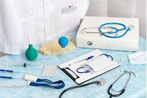 A variety of equipment, instruments, a Health & Medical Photo by Alexander-Piragis