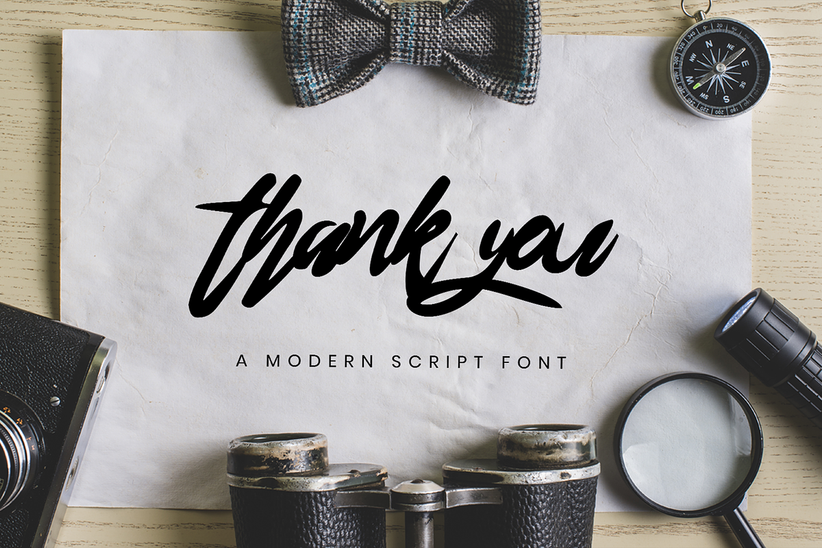 Blondering Modern Script Font, a Script Font by Haws.std (Photo 6 of 6)