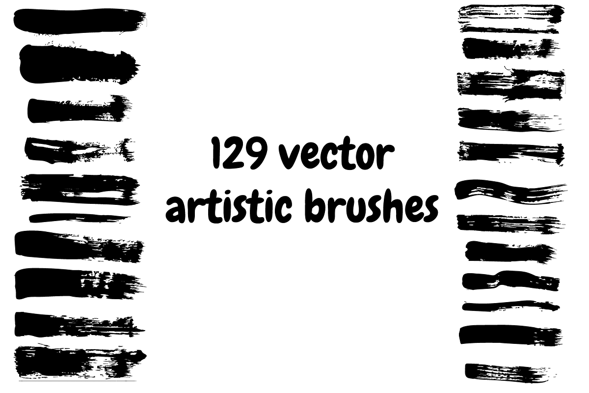129 vector art brushes, a Brush Add-On by Art Sproot (Photo 4 of 4)