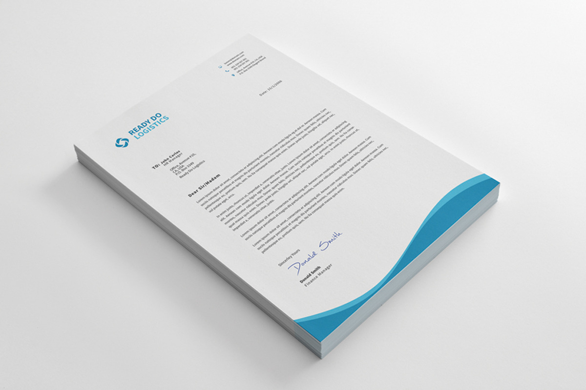 Letterhead, a Stationery Template by Pxl_graphic (Photo 2 of 4)