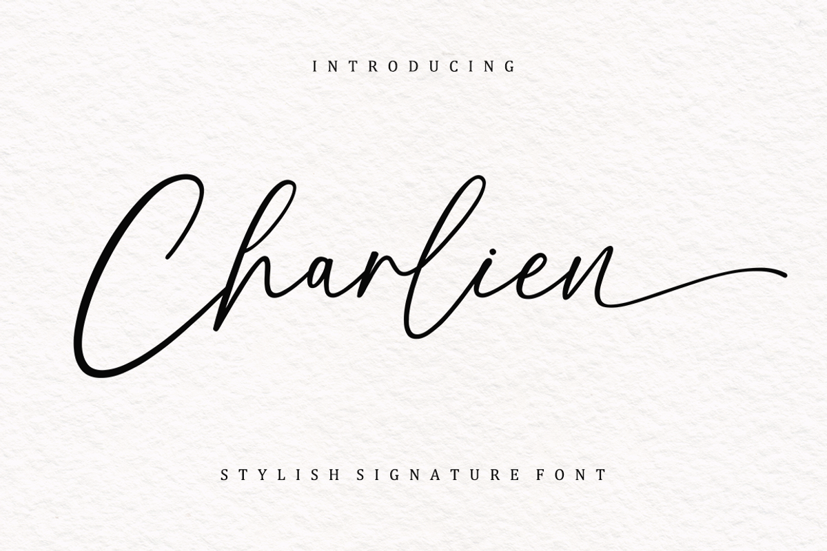 Charlien, a Script Font by Queenopstudio (Photo 1 of 10)