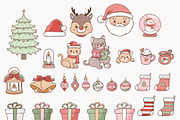 Christmas Bookish Clipart Bundle, a Seasonal Illustration by TitaLivingArt (Thumbnail 4 of 9)