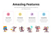 Animated Rat Cartoon Stickers, an Emoji Icon by Vectors Market (Thumbnail 2 of 3)