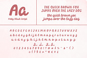Pinky Blush - Cute Bold Script, a Script Font by Bale Type (Thumbnail 9 of 9)