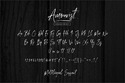 Amourist - Handwritten Font, a Script Font by Sronstudio (Thumbnail 9 of 9)