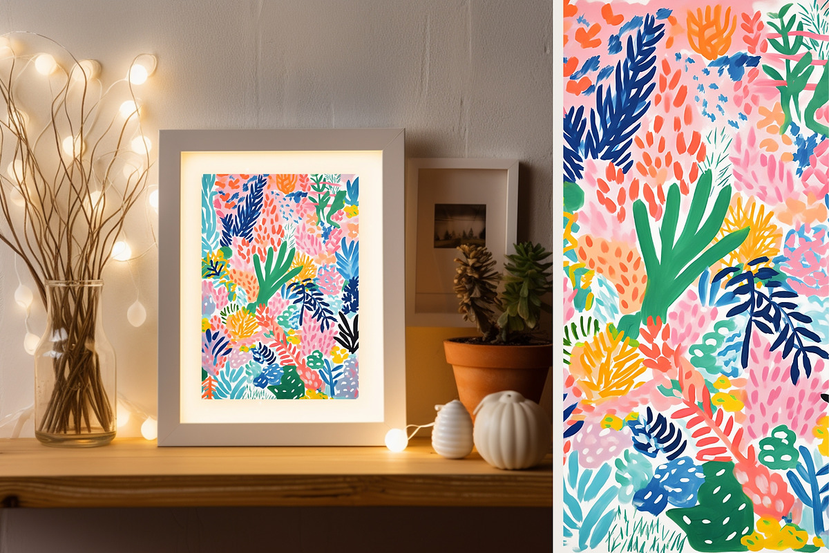 4 happy muti-color art print, a Decorative Illustration by ARTOZEN DIGITAL (Photo 7 of 13)
