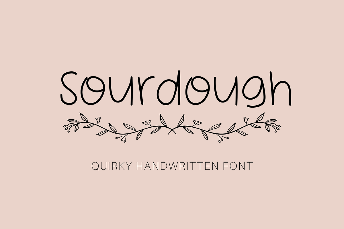 Sourdough, a Script Font by Sofia Skoog (Photo 1 of 9)