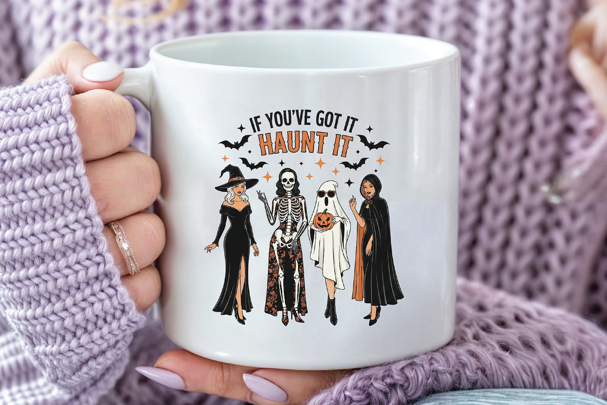 Sarcastic Halloween Haunt It PNG, an Illustration by CraftArtStudio (Photo 3 of 4)