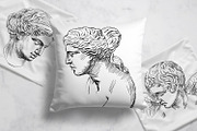 Classical sculpture clipart, an Illustration by ViktoriArt (Thumbnail 5 of 8)