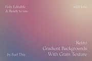 Retro Vintage Gradient Textures PS, an Object Graphic by Feel This (Thumbnail 10 of 19)