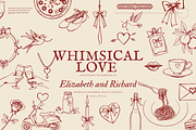 Whimsical Love Illustration Set, an Object Graphic by digital.incubator.yum (Thumbnail 1 of 6)