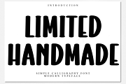 Limited Handmade, a Script Font by FreshTypeINK (Thumbnail 1 of 6)