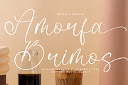 Amorfa Brimos, a Script Font by Integritype Studio (Thumbnail 1 of 15)