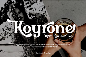 Koyrone - Retro Typeface Font