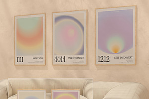 Angel Numbers. Posters & Clipart