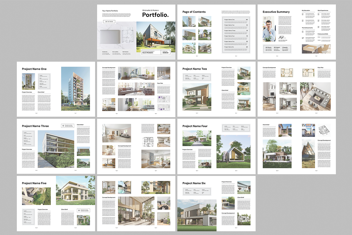 Portfolio | Canva, MS Word, InDesign, a Brochure Template by Leaflove (Photo 2 of 10)