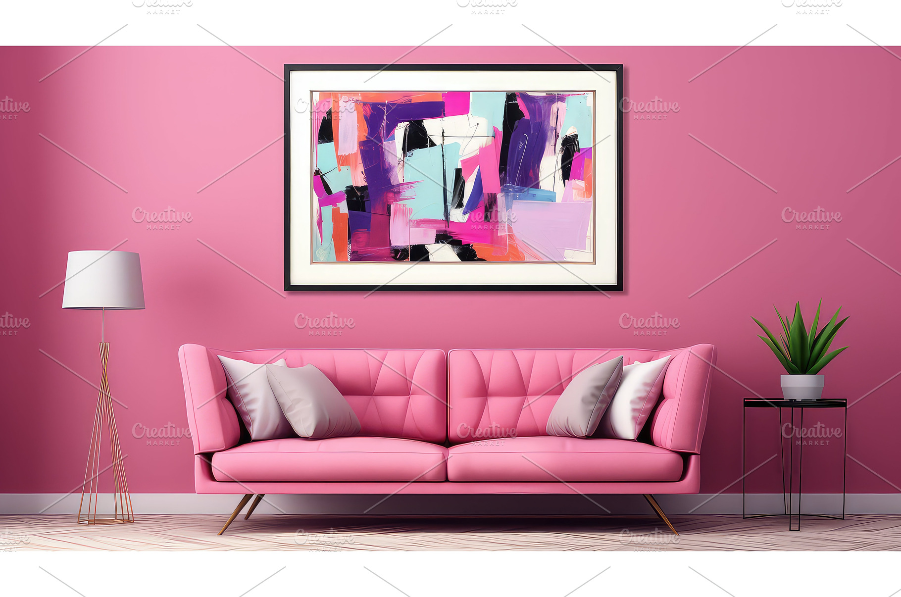 design frame pink background ai, an Arts & Entertainment Photo by pikepicture
