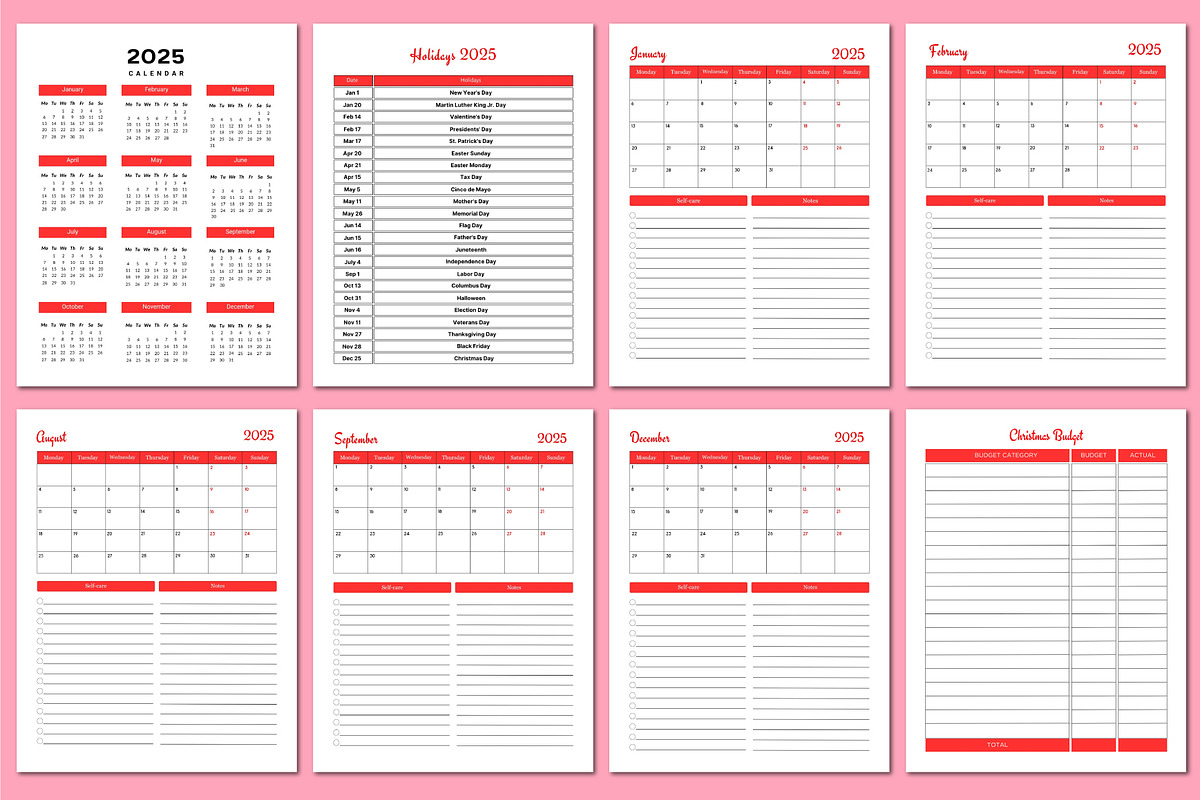 2026 Christmas Organizer, a Stationery Template by Shumaya (Photo 2 of 4)