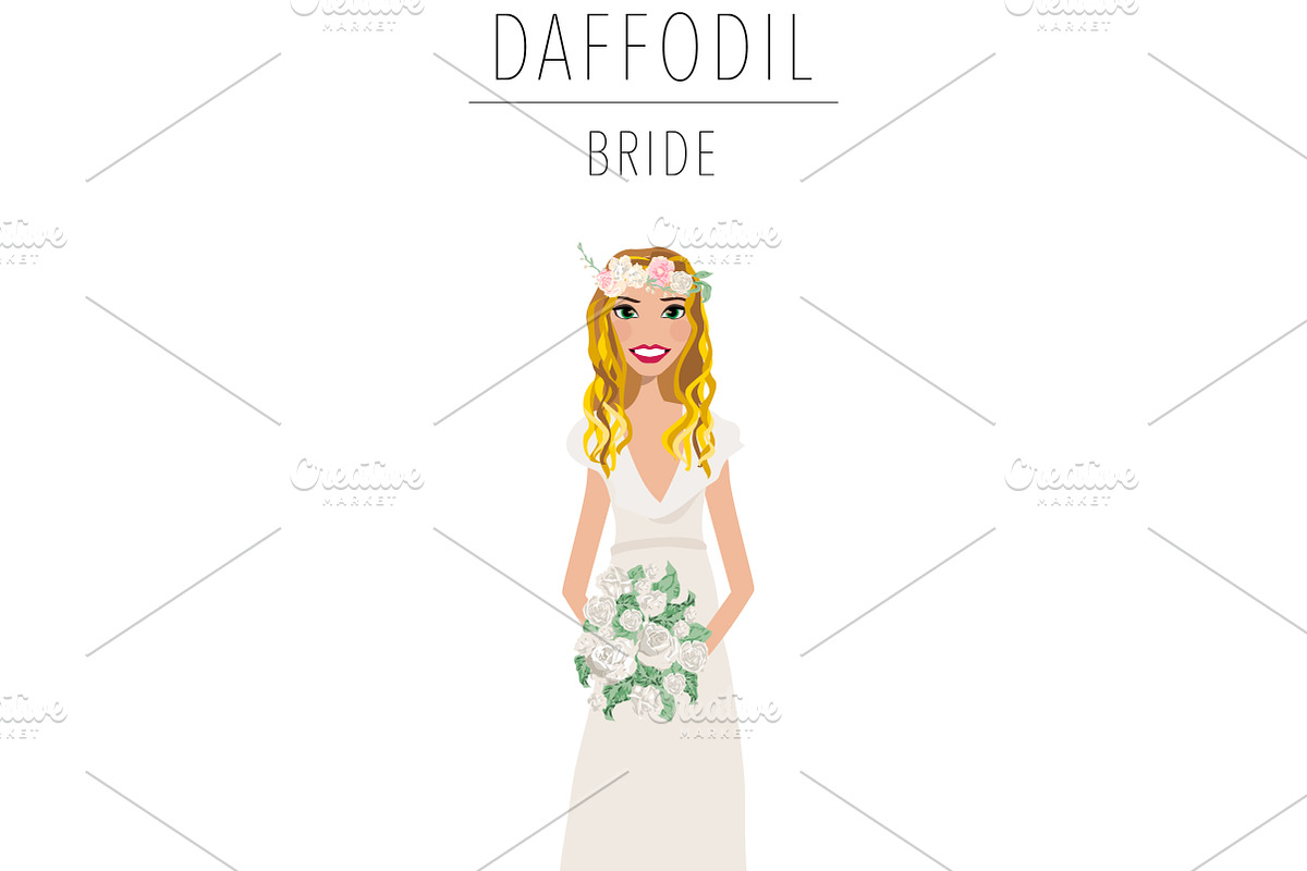 Bride Portrait Creator | Wedding Art, a Person Illustration by Lauren Lesley Studio (Photo 6 of 29)