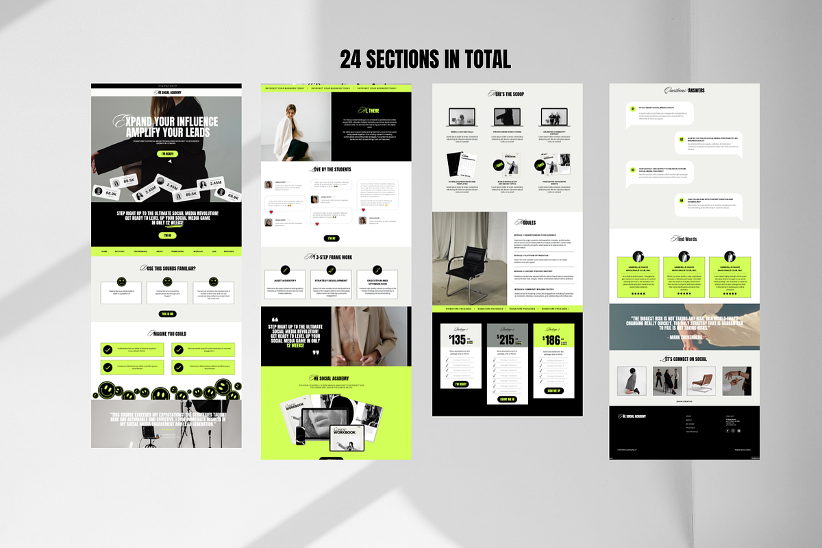 Bold Sales Page Template for Coaches, a Landing Page Template by Row Creative (Photo 6 of 9)
