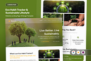 Nateco - Eco Habit Tracker Landing, an App Template by twinstd (Thumbnail 1 of 5)