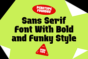 KITLE – Bold Funky Font, a Sans Serif Font by Pekotype (Thumbnail 2 of 15)