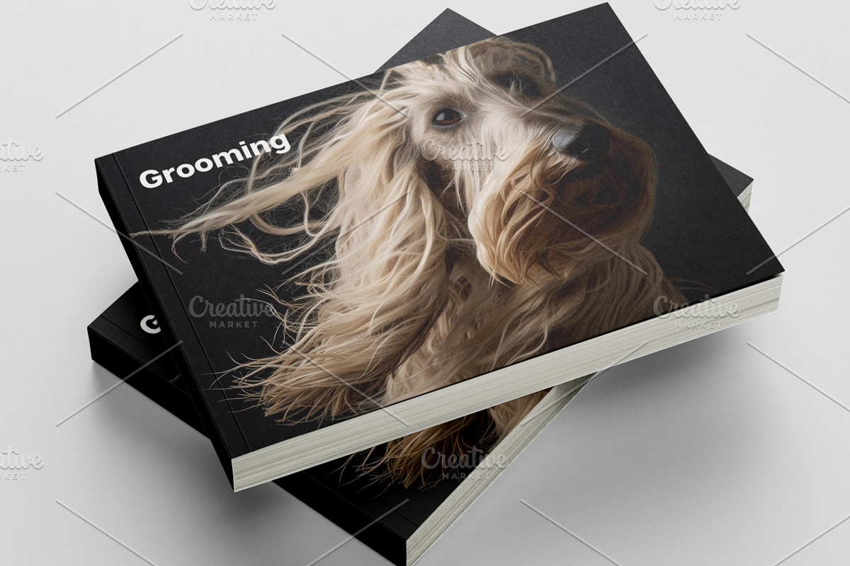 Dogs with long hair. 111 images, an Animal Photo by Handmadefont (Photo 13 of 15)