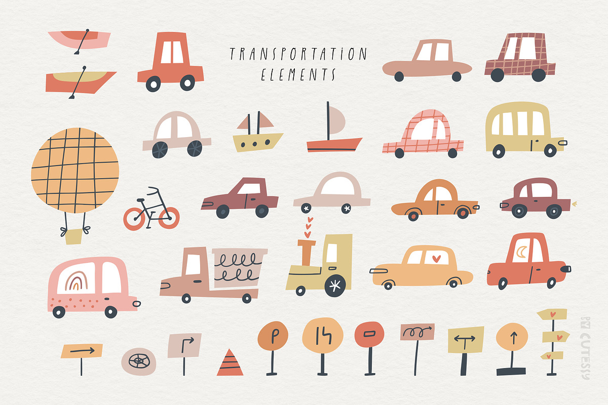 Boho map creator - 270+ elements, a Decorative Illustration by Olia (Photo 7 of 16)