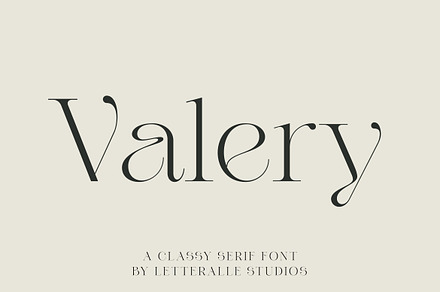 Valery Display Serif Font