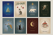 Vintage Christmas Illustrations, a Seasonal Illustration by lenlis (Thumbnail 5 of 9)