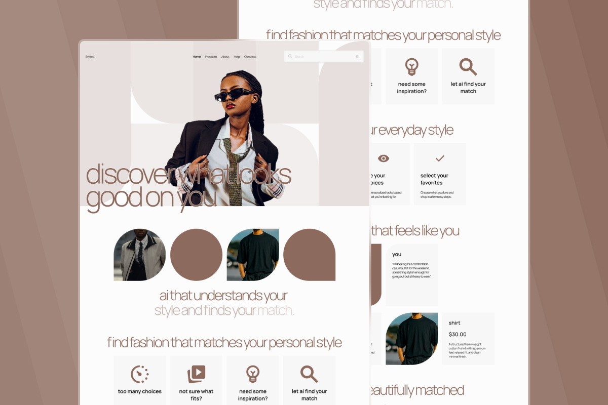 Stylora Fashion Sales Agent Landing, a Landing Page Template by trabaskriya (Photo 4 of 5)
