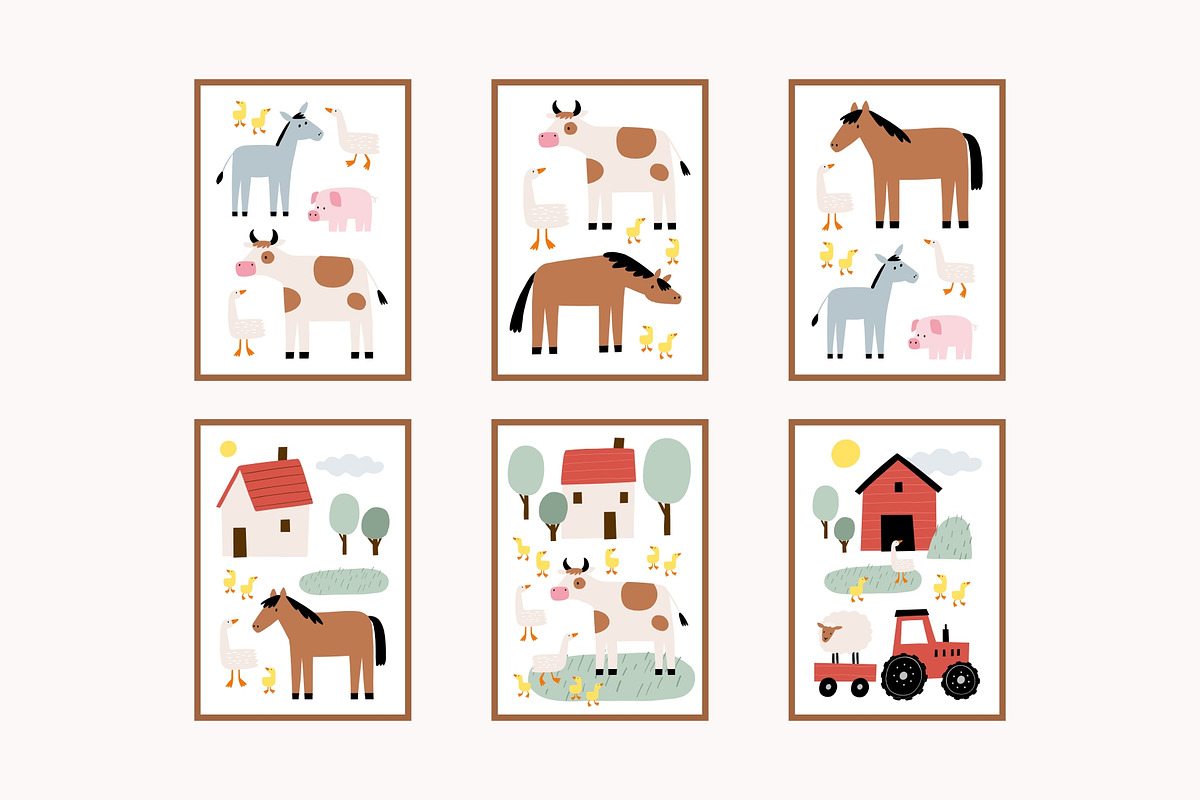 Happy Day Farm, a Decorative Illustration by Barkova Nadya (Photo 3 of 10)