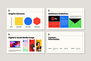 Brand Identity Guidelines Template, a Presentation Template by E-Type (Thumbnail 5 of 5)