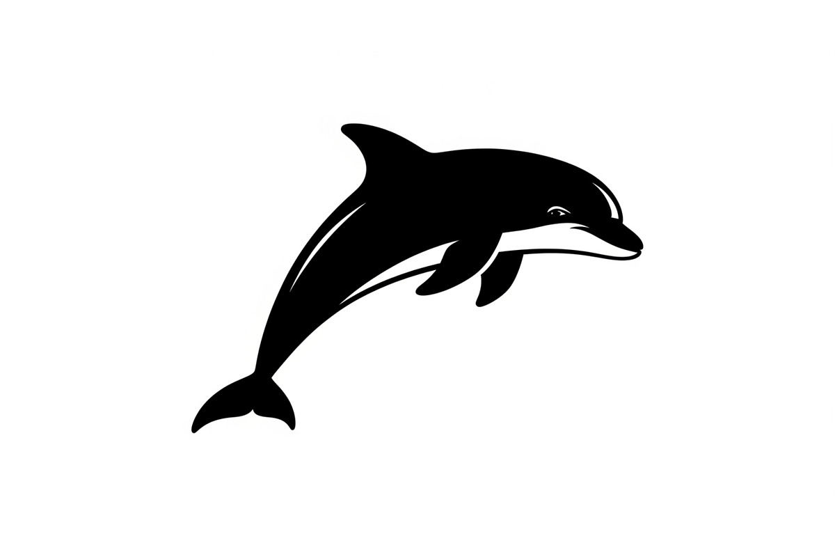 Dolphin Jumping Silhouette Vector bu, an Illustration by Designs_River (Photo 32 of 48)