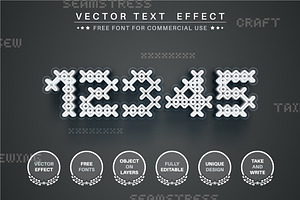 Craft - Editable Text Effect