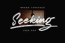 Seeking / Brush Font