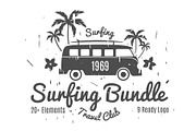 Surfing Bundle, an Illustration by Vector Market (Thumbnail 2 of 12)