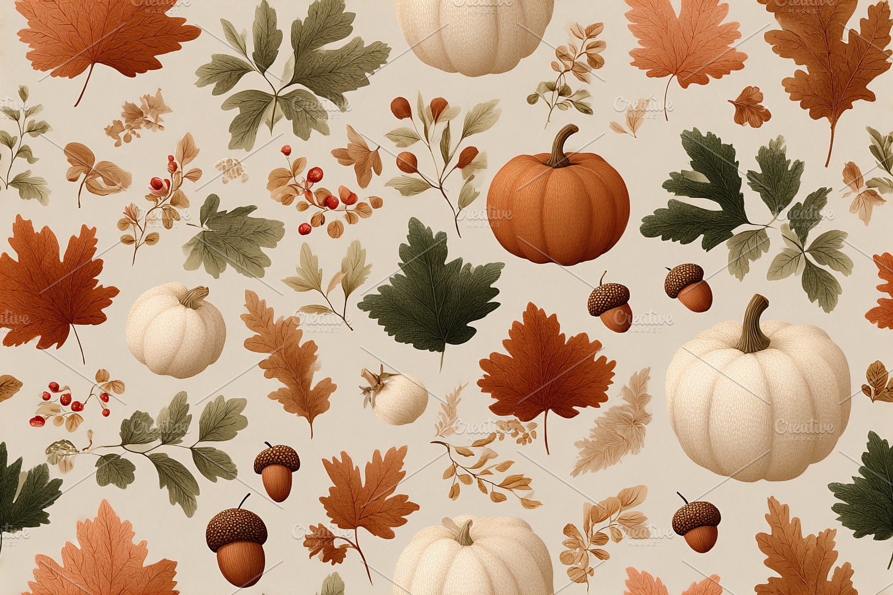 Celebrate Halloween with a unique autumn pattern on wrapping paper, a Background Photo by OSORIOartist
