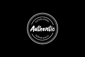 Clothing label logo illustration, a Branding & Logo Template by Dyn Studio