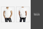 Muscular Men T Shirt Mockup Template, a Shirt Mockup by Designertale (Thumbnail 4 of 5)