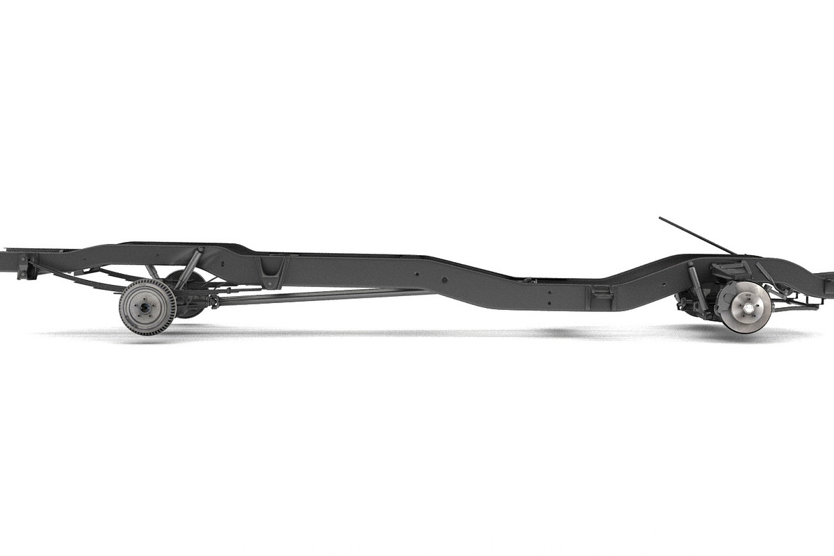 PICKUP TRUCK CHASSIS 2WD, a Cars & Vehicle 3D Model by NNAVAS 3D (Photo 9 of 18)