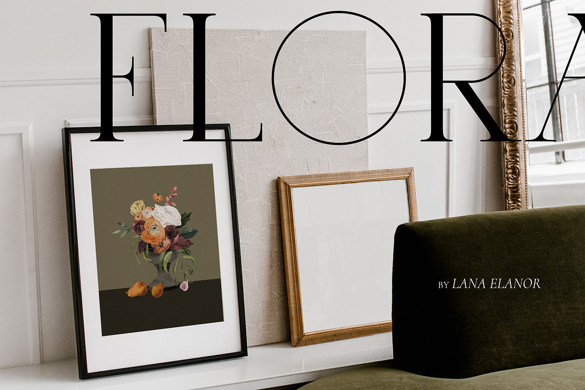 AUTUMN FLORA watercolor floral fall, a Seasonal Illustration by Lana Elanor (Photo 7 of 11)